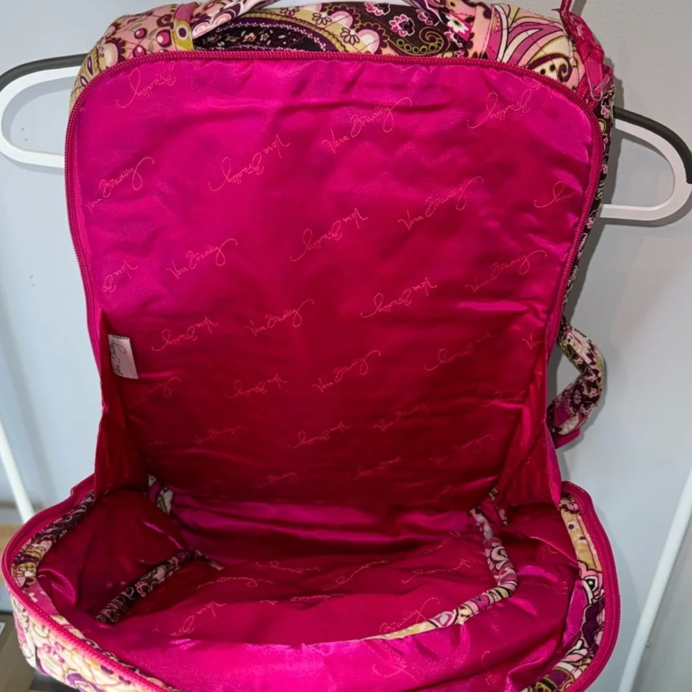 Vera Bradley Very Berry Paisley Campus Backpack